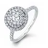 Halo Diamond Ring