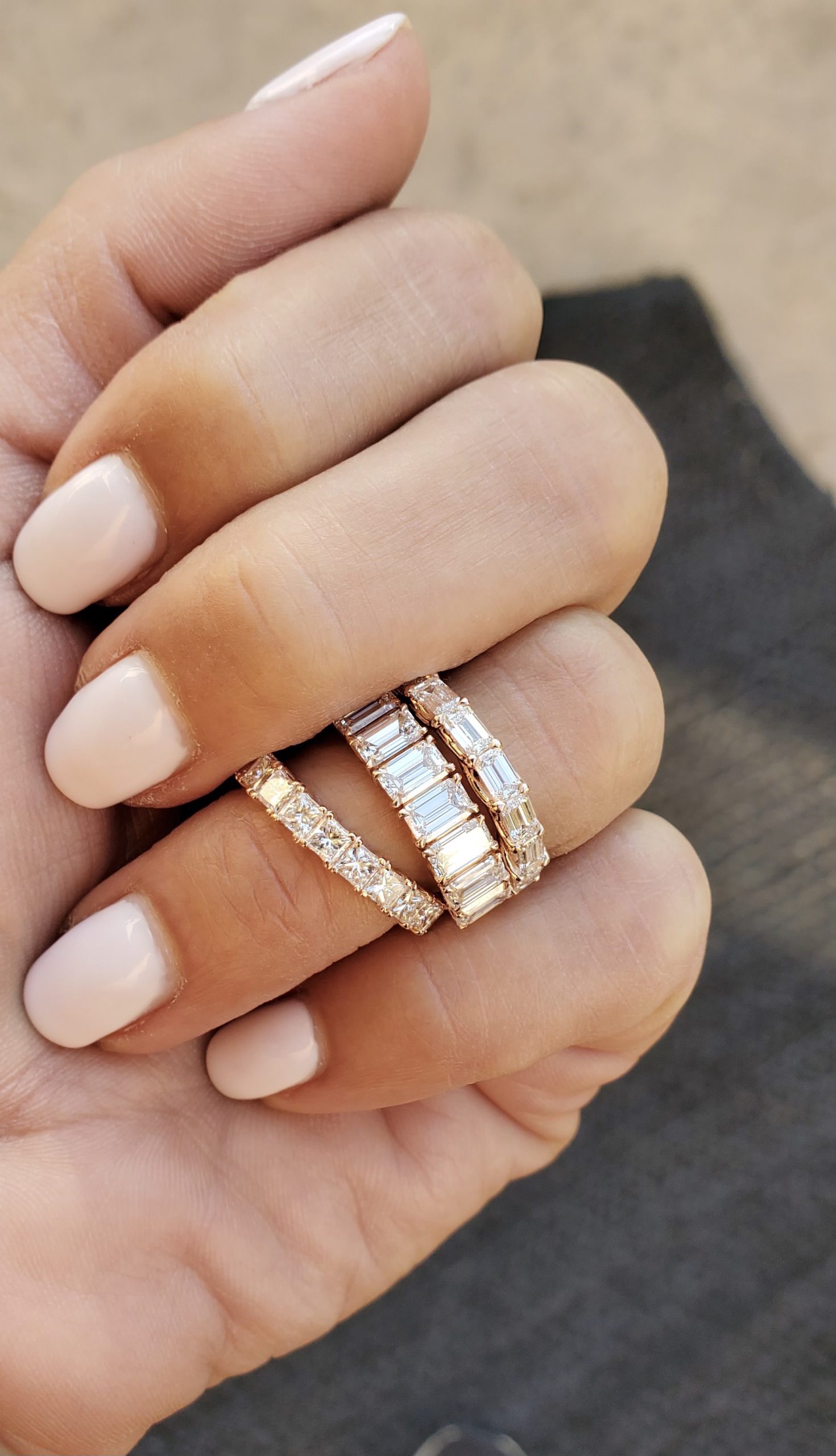 Eternity Yellow Gold Diamond Wedding Ring for Women JL AU RD RN 9287Y