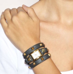 Leather Pyramid Watch