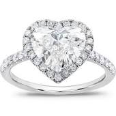 heart shaped diamond engagement ring heart shaped diamond engagement ring with white gold metal