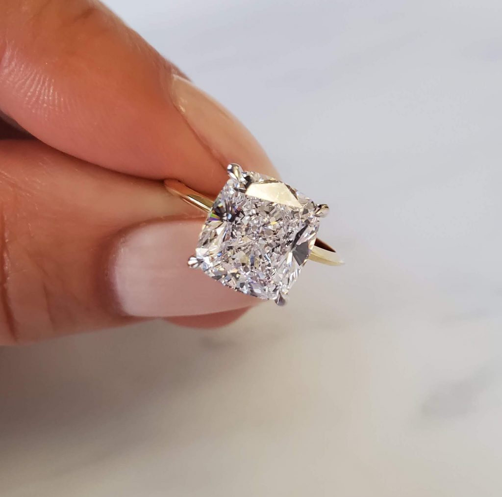 Top 5 Reasons To Buy A Thin Band Engagement Ring | Adiamor